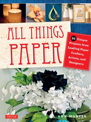 cover image of All Things Paper